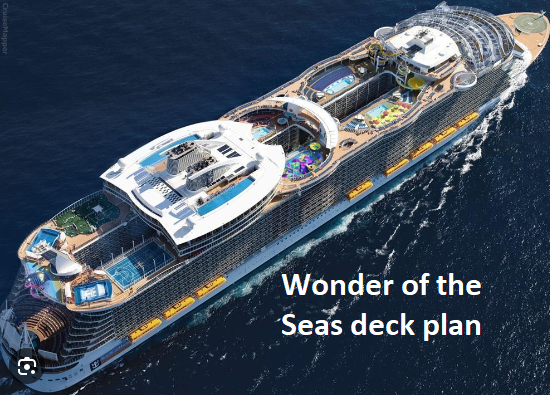 Wonder of the Seas deck plan