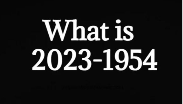Honest History: The Years From 2023-1954